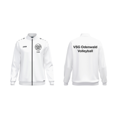 Jako Polyesterjacke Team One weiß VSG Edition
