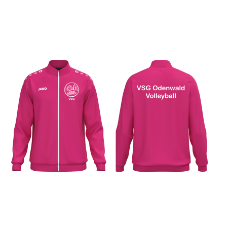 Jako Polyesterjacke Team One deep pink VSG Edition