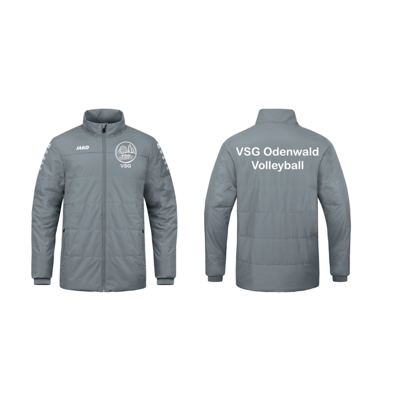 JAKO Stadionjacke mit Kapuze grau VSG Edition